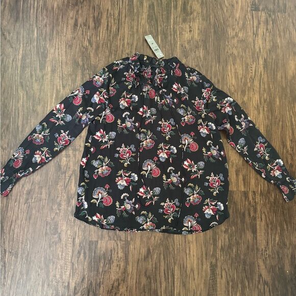 Ann Taylor Multicolor Floral Blouse - Picture 1 of 7